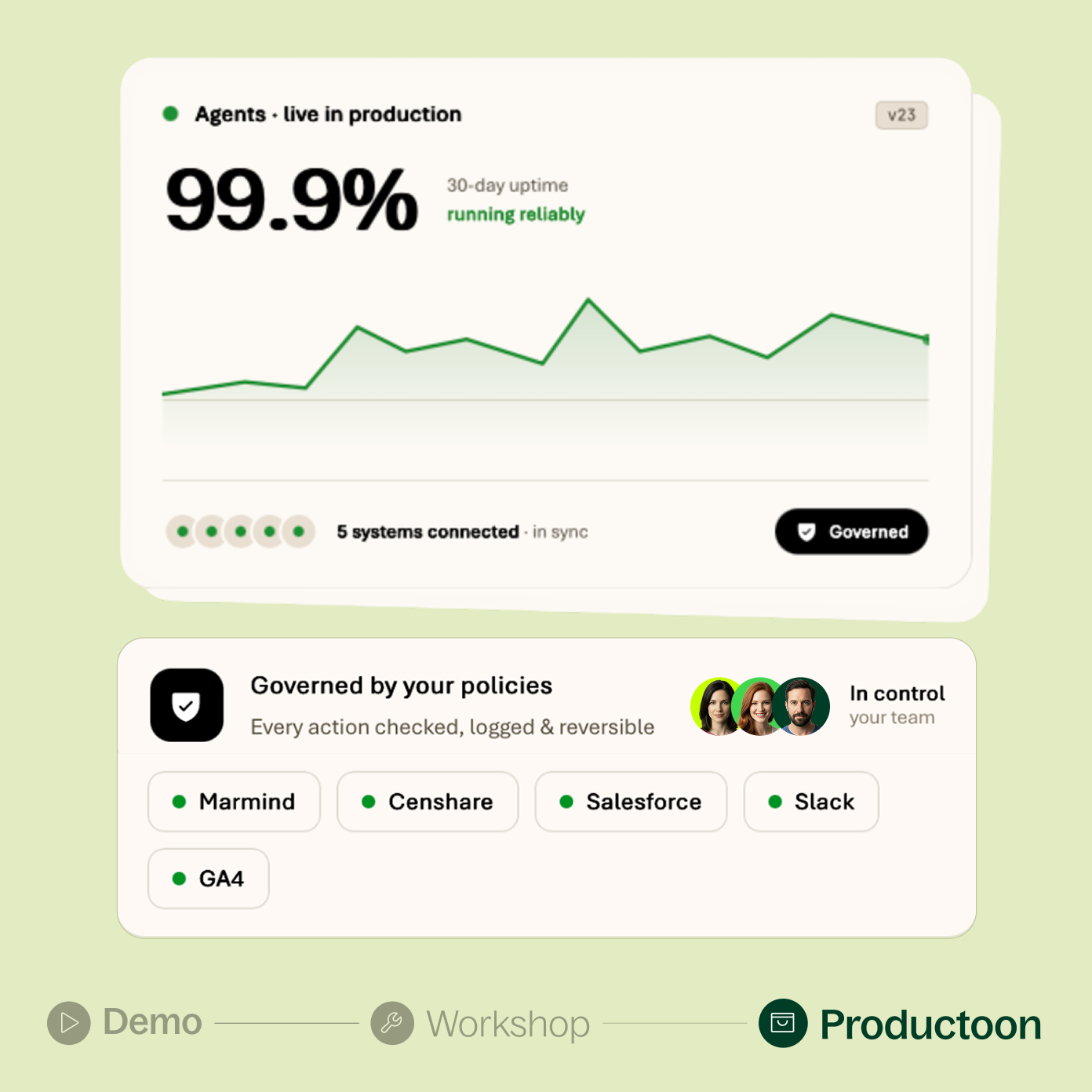 Agents in production